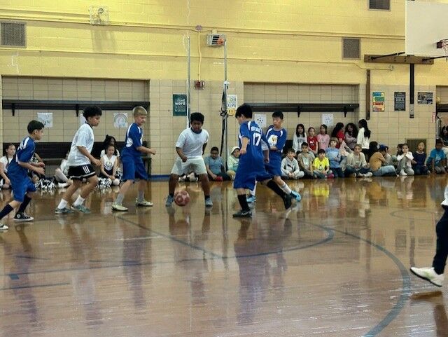Soccer game at PS 139Q